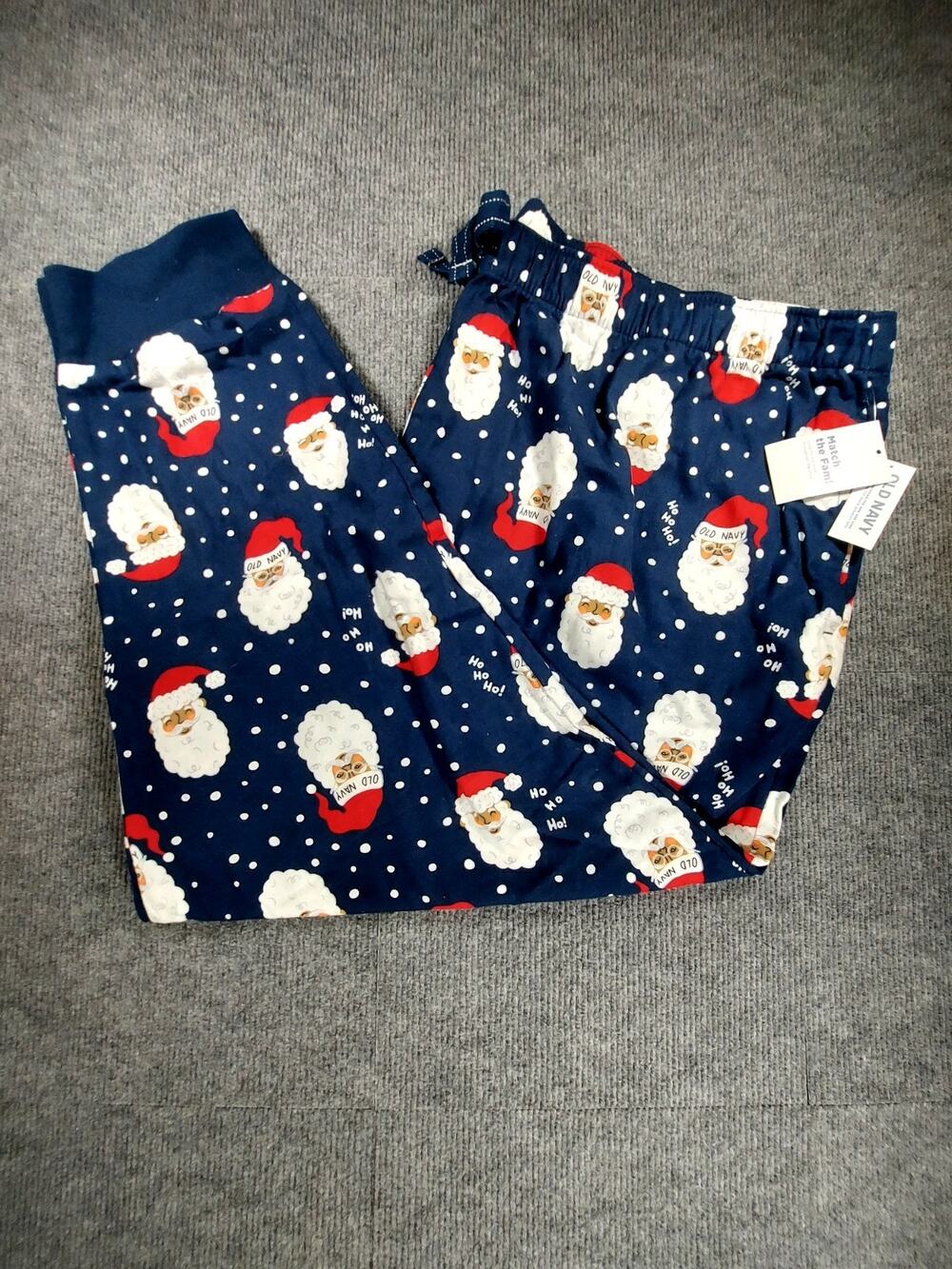 Old Navy Womens 3X Pajama Pants NWT Santa Match The Fam Jogger